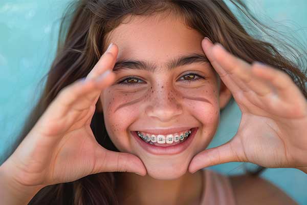 ارتودنسی هم‌زمان با اصلاح لبخند لثه‌ای